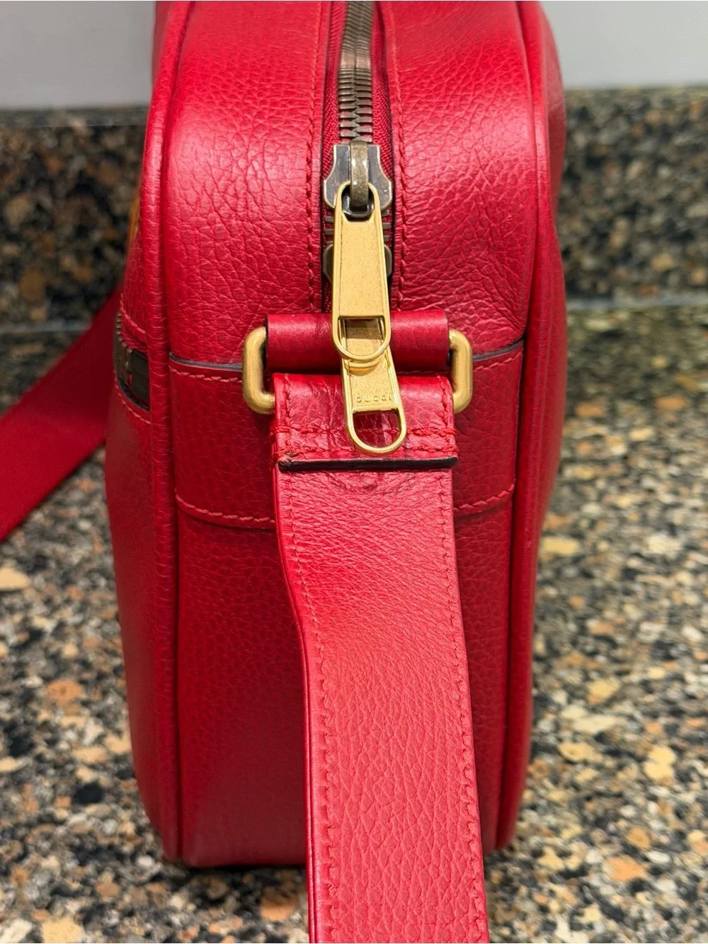 Gucci designer leather